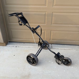 Black Unisex Bag Boy SC-300 Push Cart (Used)