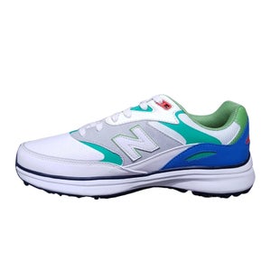 New Balance Heritage MG100WB Sneaker Men 11.5D White Waterproof Golf Shoes DDK37