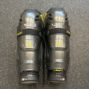 Senior Bauer Supreme Mach 15" Shin Pads (Slightly Used)