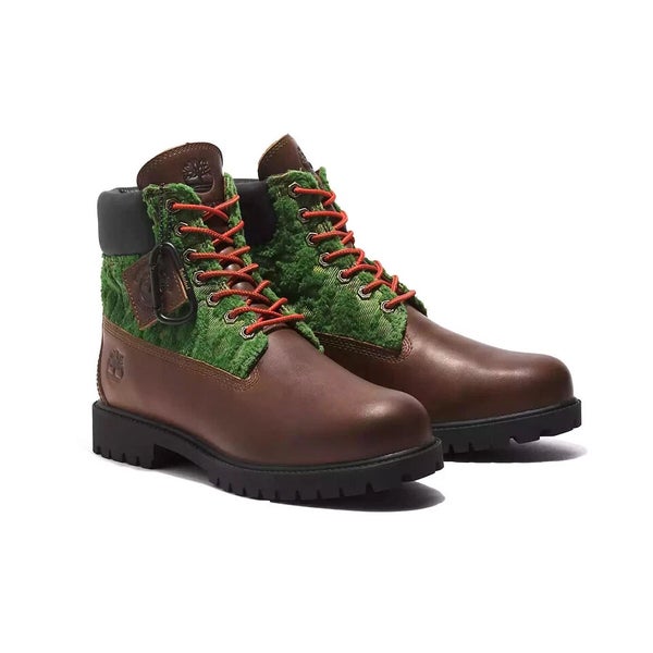Timberland Heritage TB0A2NU3EM4 Boots Men's 12 Brown 6" Lace Up Waterproof DDK6
