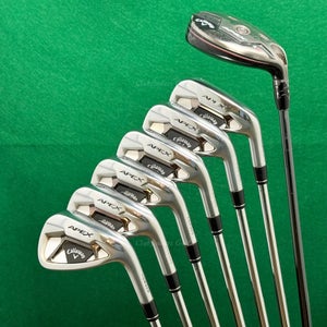Callaway Apex 21 Forged 4H, 5-PW Iron Set Elevate ETS 95 VSS Steel Regular