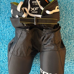 Black Youth Small CCM Tacks XF Pro Hockey Pants (Used)