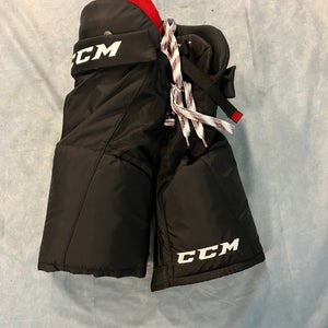 Black Junior Small CCM JetSpeed FT370 Hockey Pants (Used)