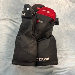 Black Junior Small CCM Jetspeed FT4 Hockey Pants (Used)