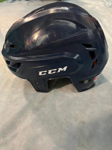 Blue Medium CCM Tacks 710 Helmet (Used)