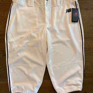 White Men's Adult XL New Balance Game Pants (New)