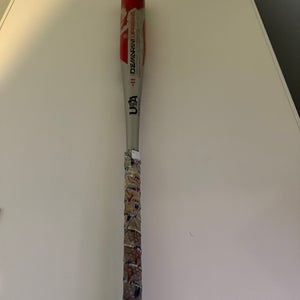 2019 DeMarini Uprising USABat Certified Bat (-11) Alloy 21 oz 32" (Used)