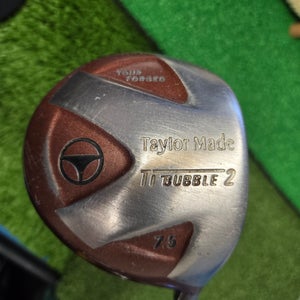 Men's TaylorMade Ti Bubble 2 Right Handed Driver Extra Stiff Flex 7.5 (Used)