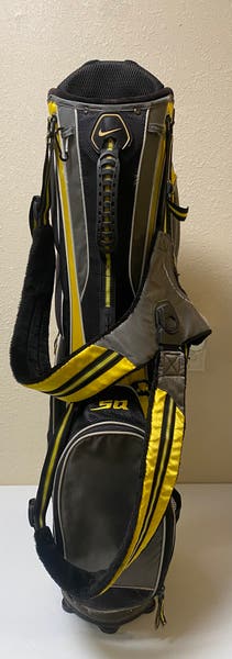Nike Sasquatch Stand Golf Bag Gray Black Yellow 8-Way