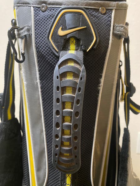 Nike Sasquatch Stand Golf Bag Gray Black Yellow 8-Way