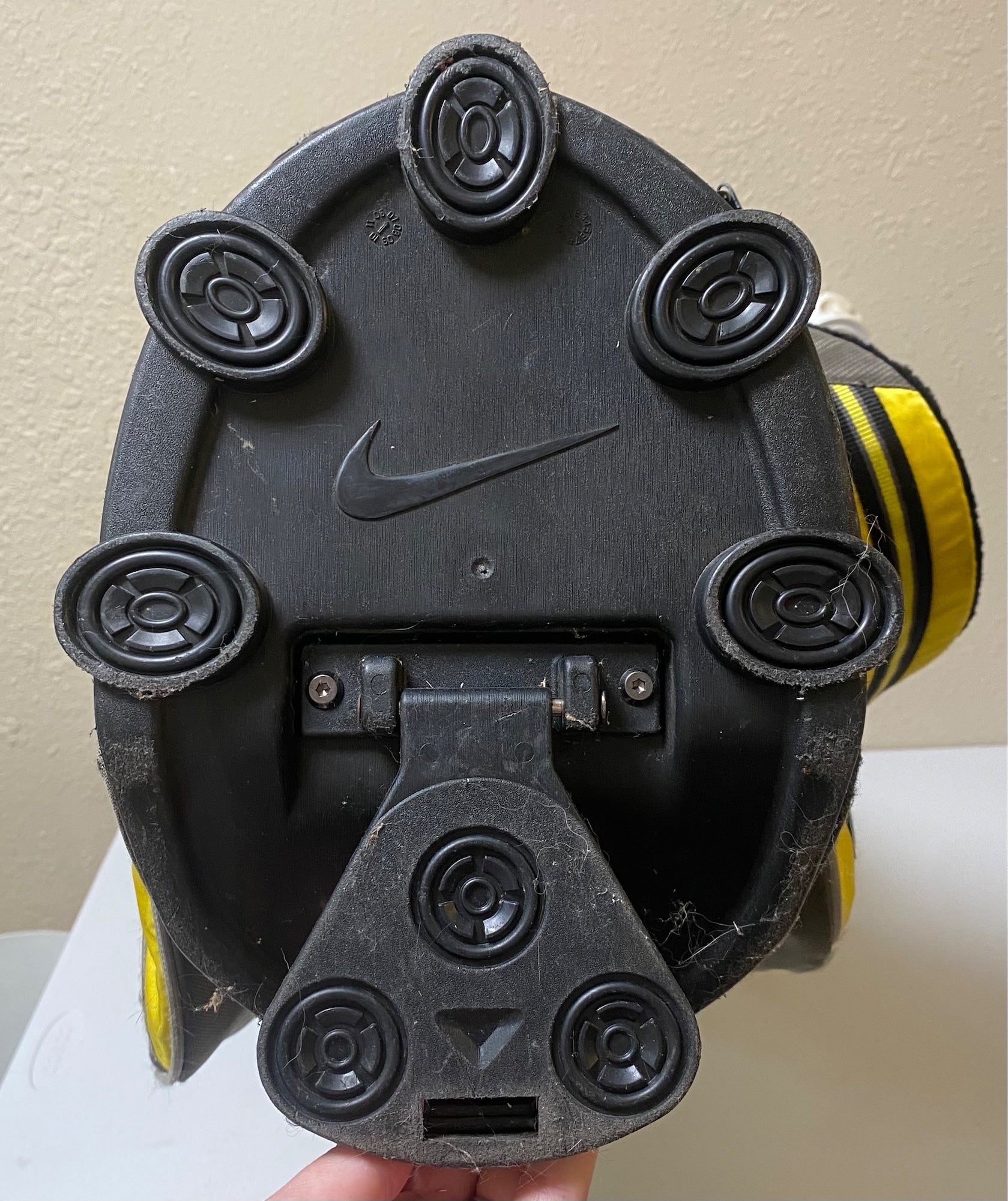 Nike Sasquatch Stand Golf Bag Gray Black Yellow 8-Way