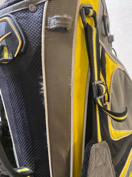 Nike Sasquatch Stand Golf Bag Gray Black Yellow 8-Way