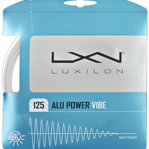LOT OF 2 SETS: LUXILON ALU POWER VIBE 16L (1.25) CO-POLYESTER TENNIS STRING