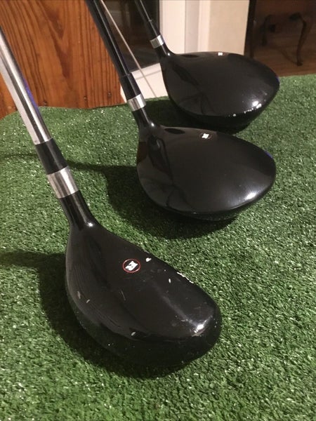 RAM Sensor Woods & Hybrid Set (Driver, 3W, 3H) Mid/Firm Graphite ...