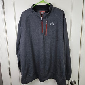 Alaskan Hardgear by Duluth Trading Pullover Mens 3XL Gray 1/4 Zip Outdoor Hiking