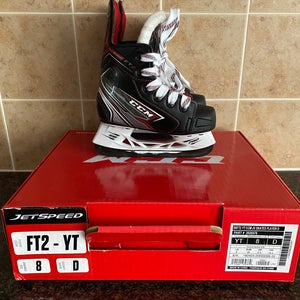 CCM Jetspeed FT2 youth pro hockey skates size 8