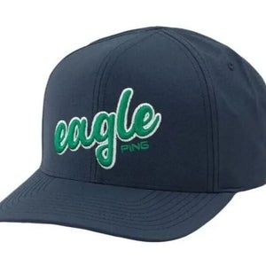 PING 2024 Under Par Eagle Snapback Hat Cap 37266-03 Navy One Size NEW