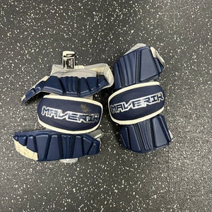 Used Maverik ARM GUARD Lacrosse Arm Pads/Guards Navy Blue LG 11849-S000028071