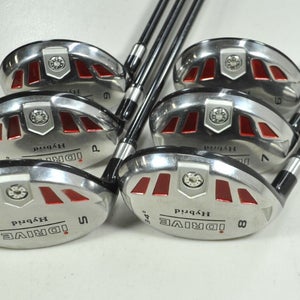 LEFT HANDED iDrive 6-PW,SW Hybrid Iron Set Regular Flex Graphite  # 196335