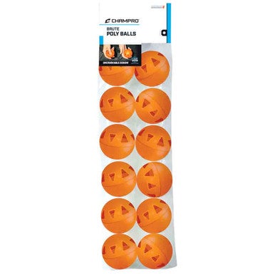 New Champro 9" BRUTE POLY BALL 12 PACK 11860-CHPCBB49