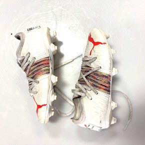 Used Puma Soccer Cleats White Junior 02 11860-S000290897