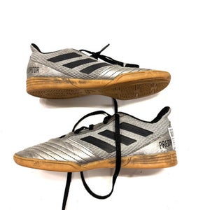 Used Adidas Soccer Indoor Shoes Grey Junior 04 11860-S000291253