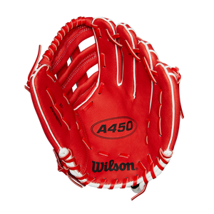 New Wilson A450 11IN RED WHITE RHT 11860-WILA45011REDWHIRHT