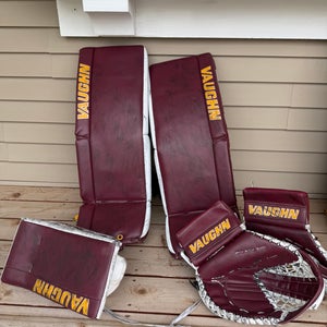 Vaughn SLR 2 Maroon Goalie Set