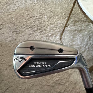 Men's Callaway 7 Iron Great Big Bertha Right Handed Senior Flex Graphite Shaft