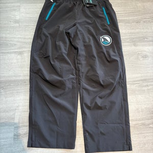 San Jose Sharks Alternate Logo Black Large Men's  Pants (New)