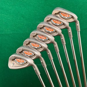 Ping i10 White Dot 4-PW Iron Set Precision Rifle Flighted FCM 6.5 Steel ExStiff