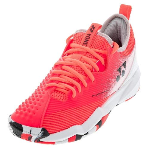 NIB MEN'S YONEX POWER CUSHION FUSION REV 4 (RED/WHITE) #SHTF4MACEX. SZ 13