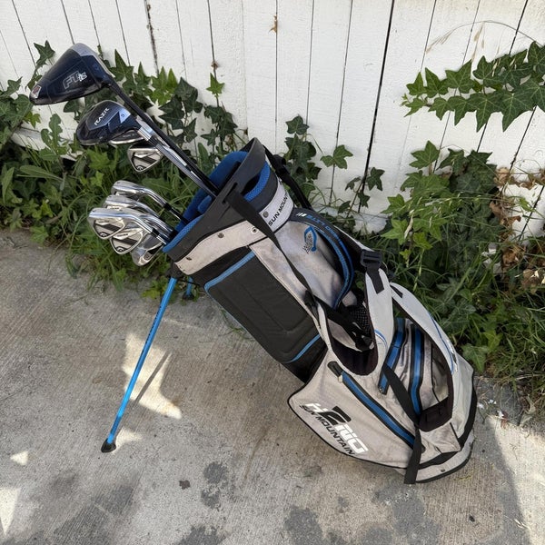 Callaway Mavrik Mens Right Handed Golf Club Complete Set With Sun Mountain Bag