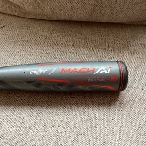 2024 Rawlings Mach AI Alloy USABat Certified Bat (-10) Alloy 20 oz 30" (Used)