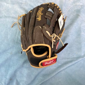 Brown Rawlings Highlight Series Right Hand Throw Infield Baseball Glove 11.5" (Used)