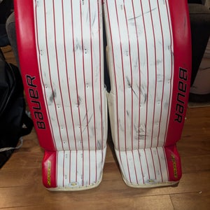 34" Bauer Supreme TotalOne NXG Pro Goalie Leg Pads Pro Stock (Used)
