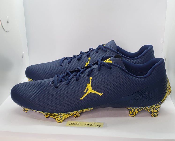Nike Jordan Vapor Edge Speed 360 Michigan PE Football Cleats