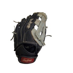 Used Rawlings SURE CATCH BB/SB Glove RH Throw Black And Grey 11" 11760-S000076142