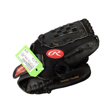 Used Rawlings PLAY MAKER SERIES BB/SB Glove RH Throw Black 11" 11760-S000076218