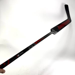 New Regular Black/Red Warrior Ritual V4 Goalie Stick | 25.5" Paddle Custom Curve | Mrazek | R302