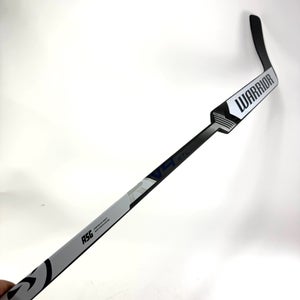 New Regular White/Navy Warrior Ritual V4 Goalie Stick | 25.5" Paddle W31 Curve | R303