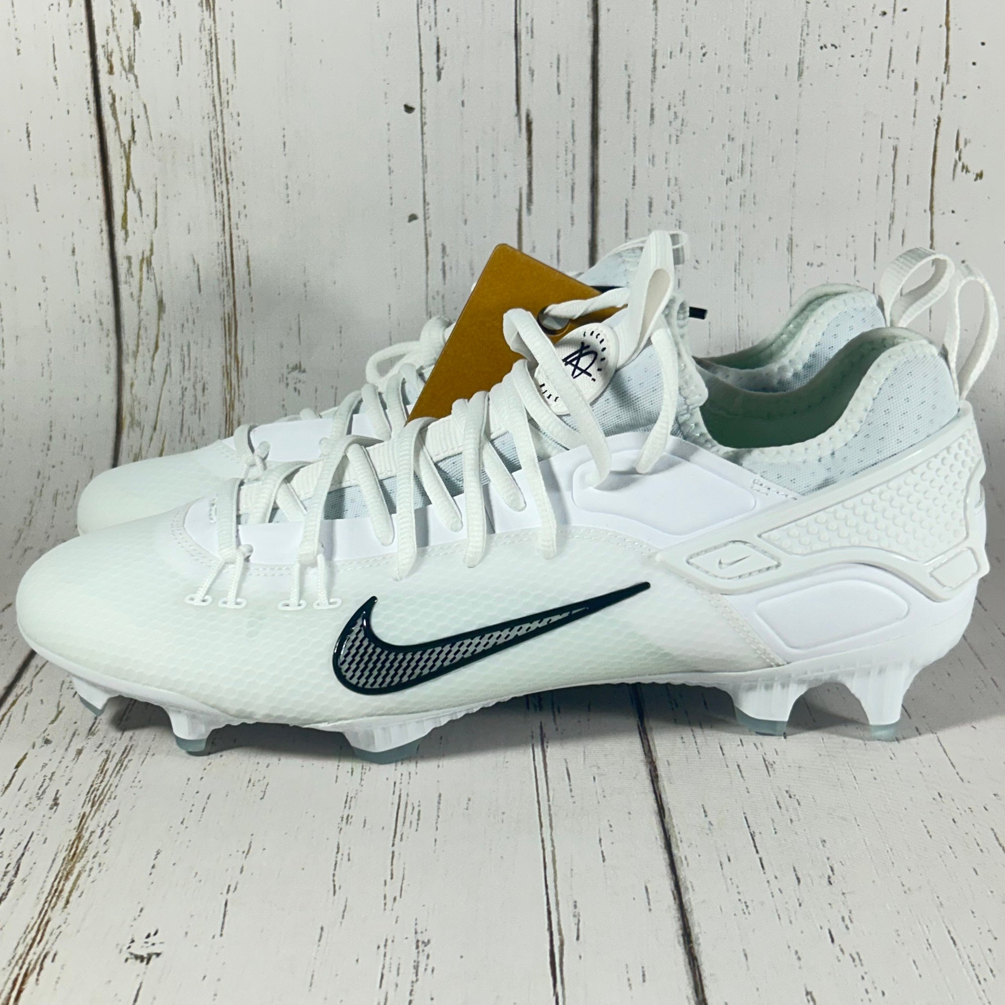 Nike Huarache 9 Elite Low LAX Mens Lacrosse Cleats White  display picture 1
