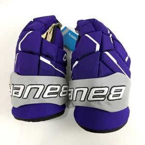 Brand New Purple Bauer Mach Pro Stock Hockey Gloves - 15"