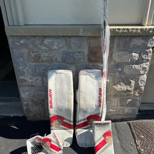 Bauer goalie Full Set With Stick And Pants
