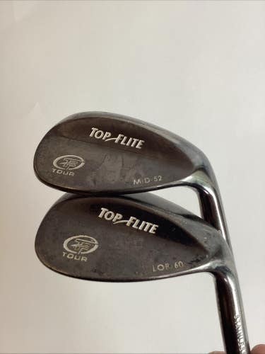 Top Flite TF Tour Wedge Set GW-52* And LW-60* With Steel Shafts