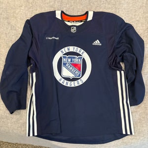 Adidas MIC Practice Jersey Sz56 NY Rangers