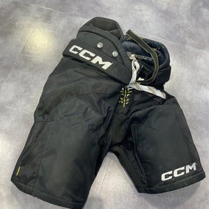 Black Junior Large CCM Tacks AS-V Hockey Pants (Used)