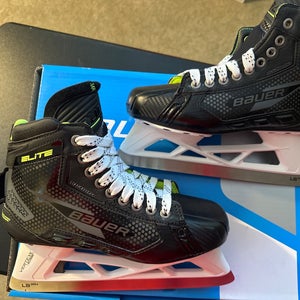 Bauer Elite Hockey Goalie Skates Regular Width  6.5 (New)