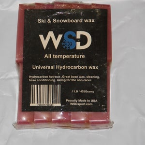 Wax 1 Lb universal Ski Snowboard hydrocarbon 10 sticks USA Made