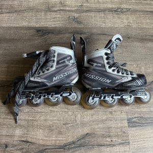 Mission Inhaler NLS6 Inline Skates Wide Width Size 2 (Used)